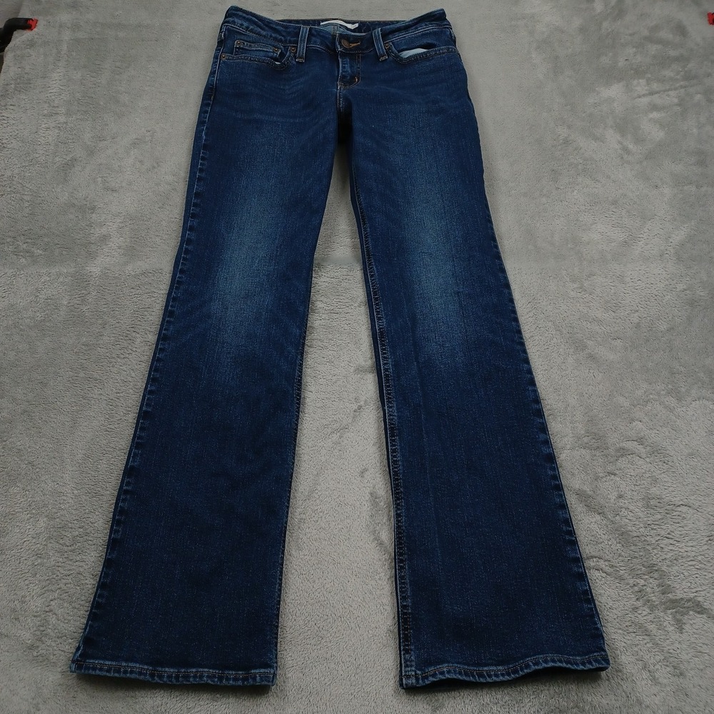 Levis Jeans Womens 28 Blue Denim Low Rise Bootcut Modern Casual Pockets
